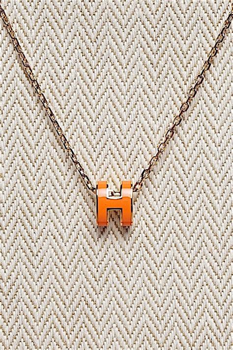 hermes chandal necklace|Hermes pop h necklace.